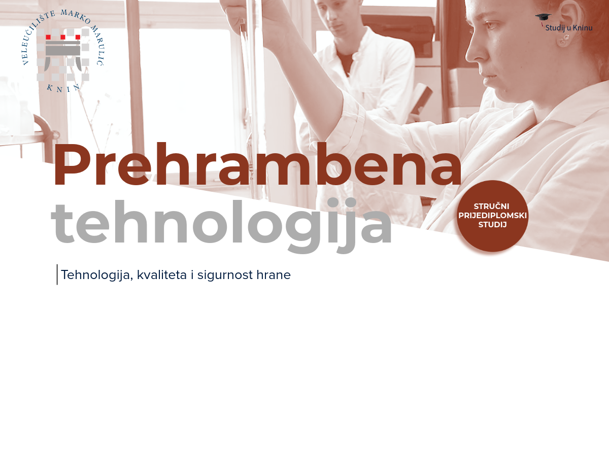 Stručni studij Prehrambene tehnologije