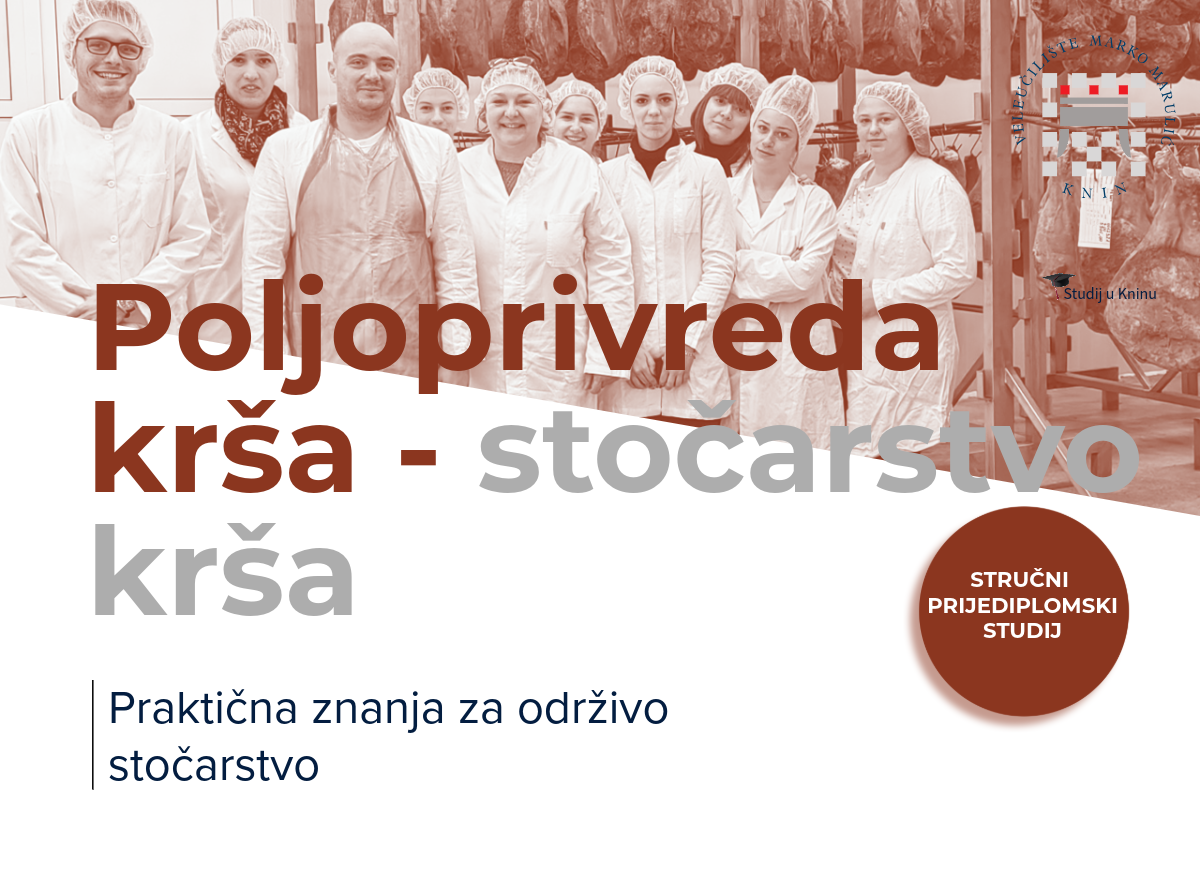 Stručni studij Poljoprivreda krša – stočarstvo krša