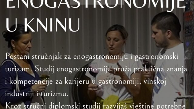 Studij Enogastronomije u Kninu